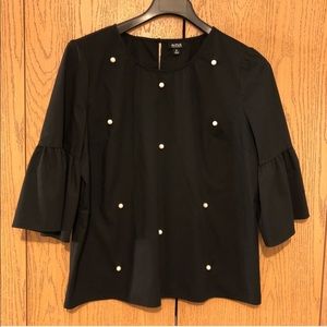 NWOT A.n.a Pearl Embellished Top